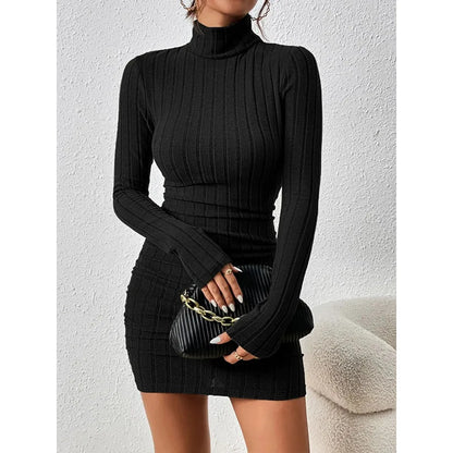 Chic Autumn Women's Mini Dress