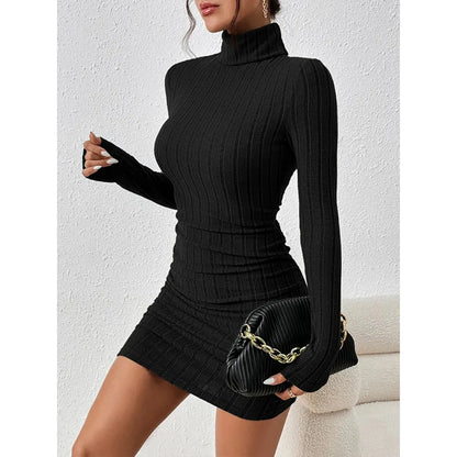 Chic Autumn Women's Mini Dress