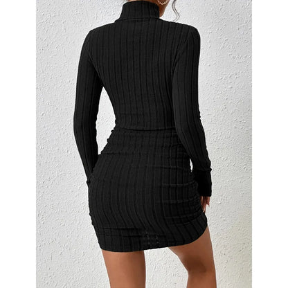 Chic Autumn Women's Mini Dress